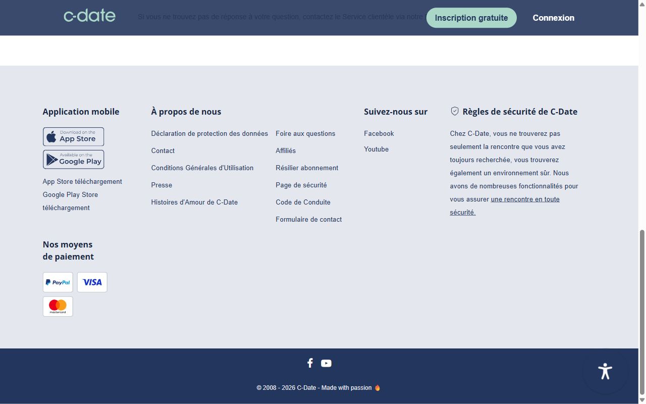 pied de page C-Date